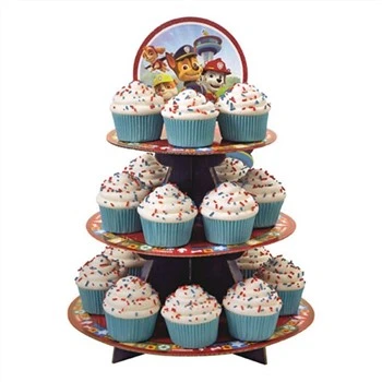 3-lags pap Cupcake Stand